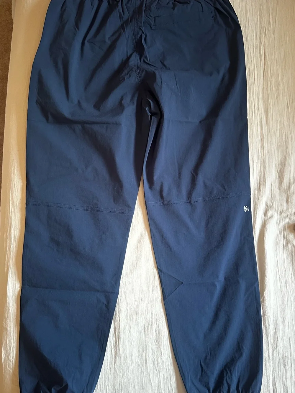 NWT YoungLA Men's Navy Blue Joggers with Elastic Waist